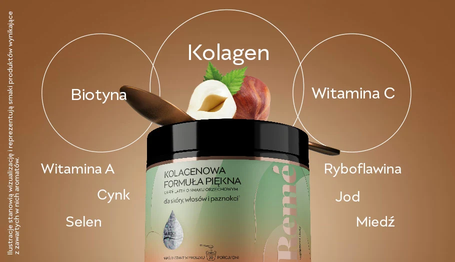 Caffé latte o smaku orzechowym